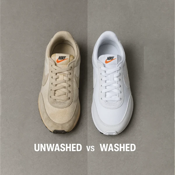 Washed Second-Hand Branded Shoes vs. Unwashed Second-Hand Branded Shoes   